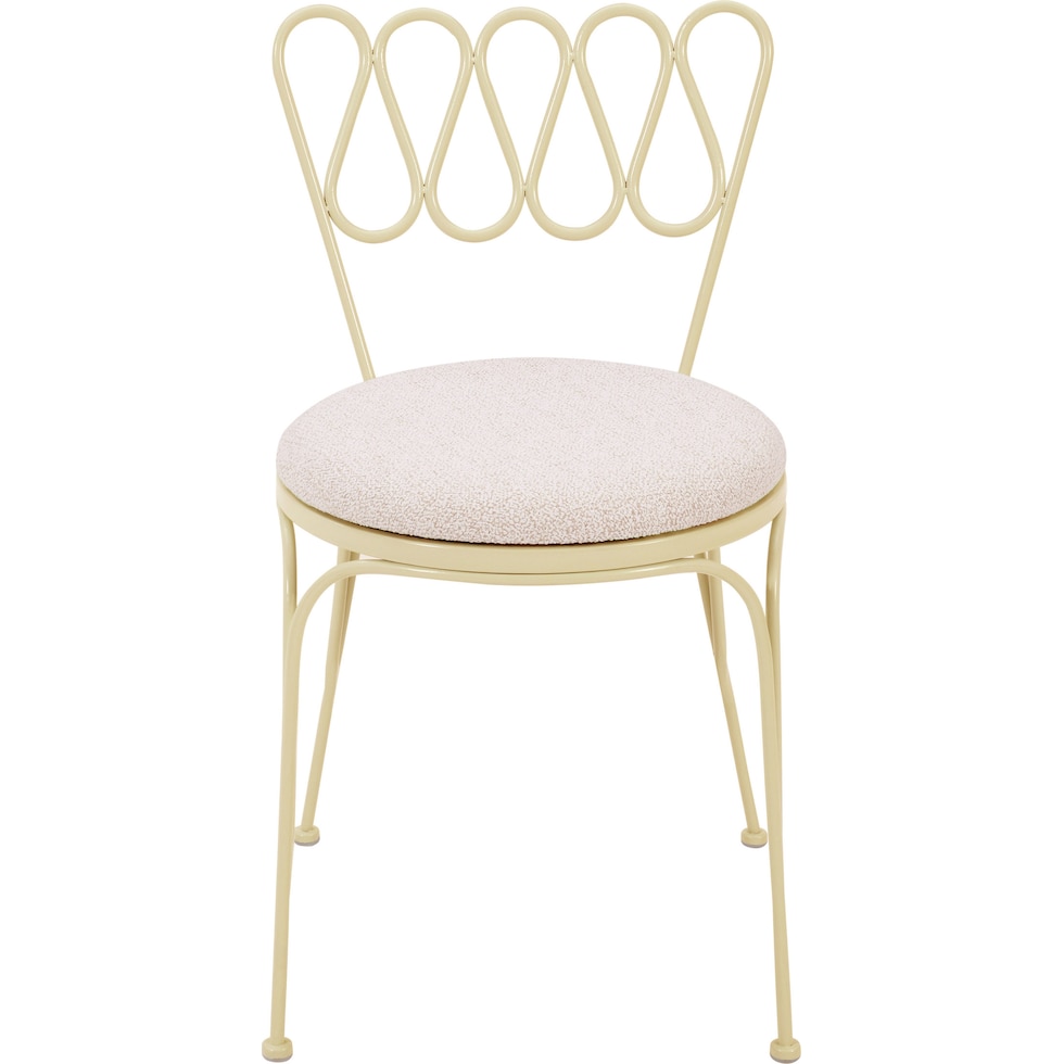 plymouth white outdoor dining chair   