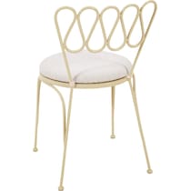plymouth white outdoor dining chair   