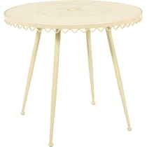 plymouth white outdoor dining table   