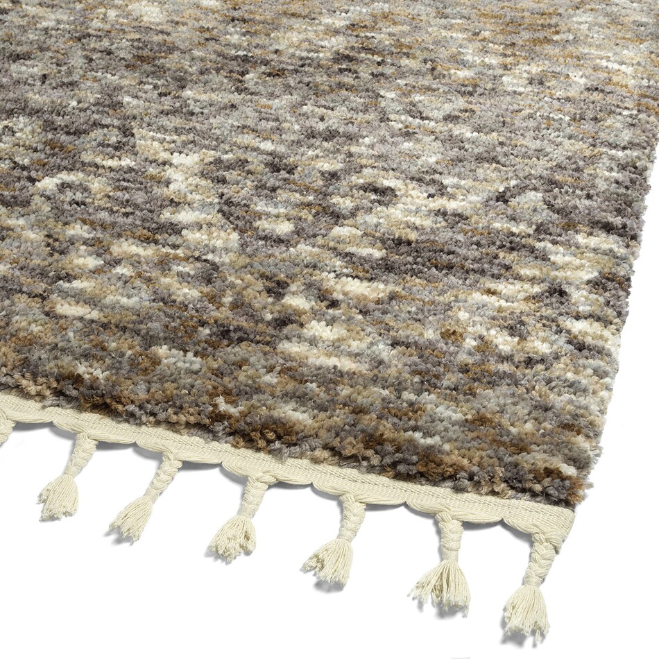pollarine silver rug   