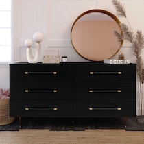 pollux black dresser   