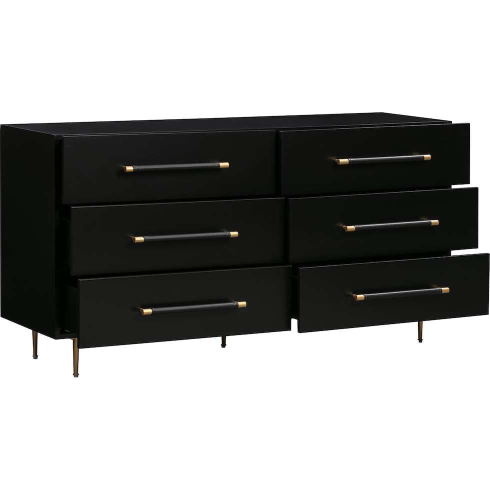 pollux black dresser   