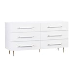 pollux white dresser   