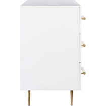 pollux white dresser   