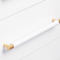 pollux white dresser   