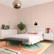 pollux white dresser   