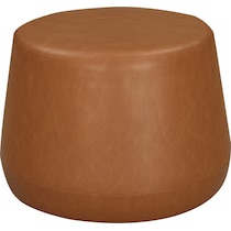 pomona light brown ottoman   