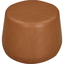 pomona light brown ottoman   