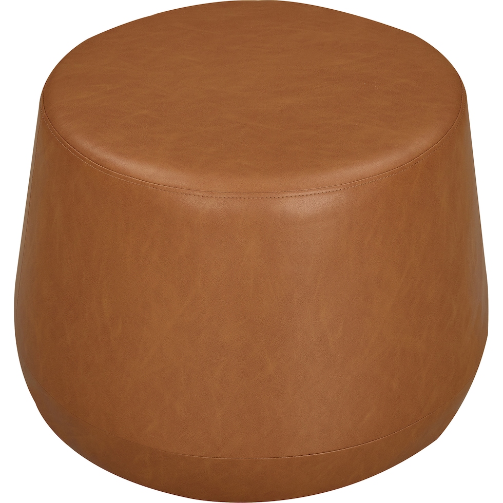 pomona light brown ottoman   