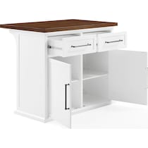 popeye white kitchen island   