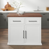 popeye white kitchen island   