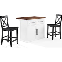 popeye white kitchen island   