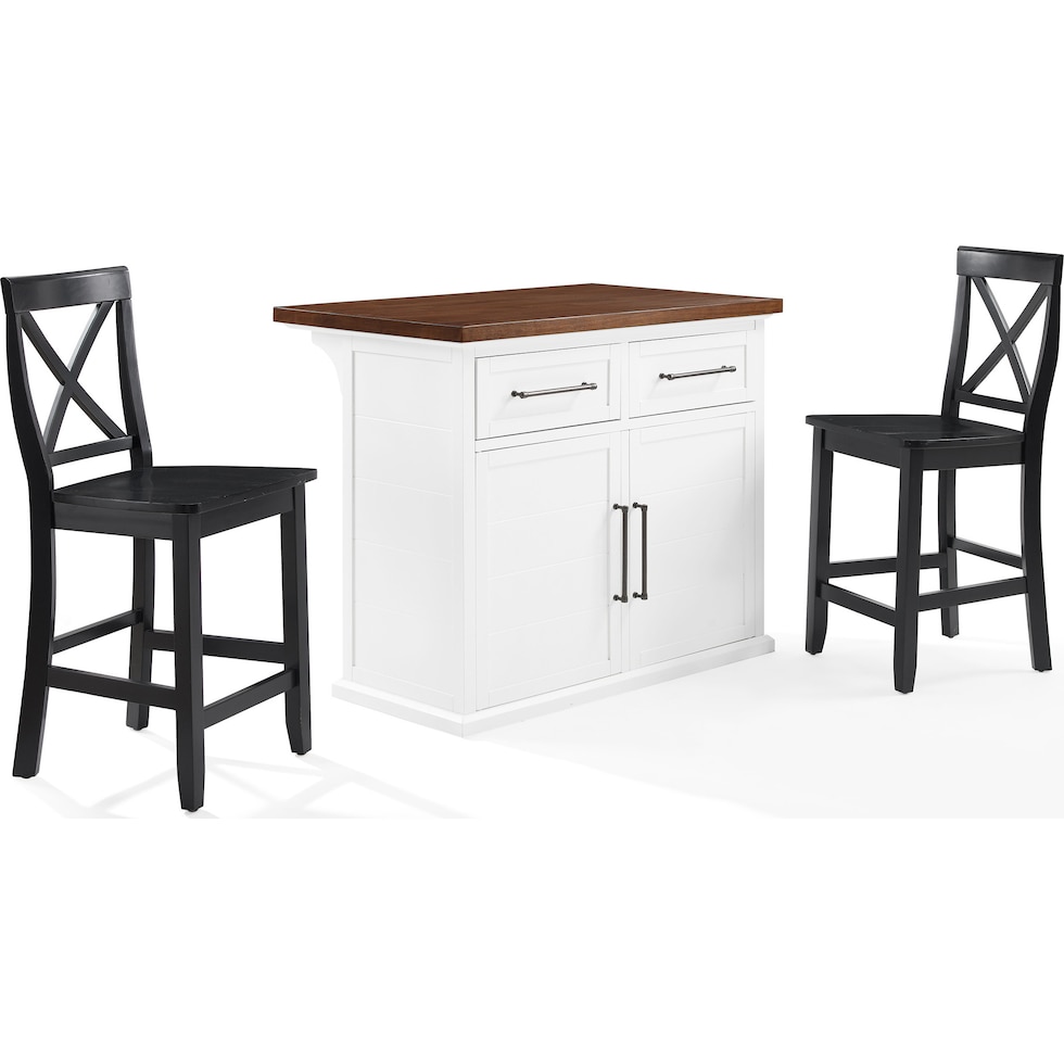 popeye white kitchen island   