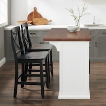 popeye white kitchen island   