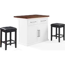 popeye white kitchen island   