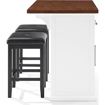 popeye white kitchen island   