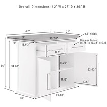 popeye white kitchen island   