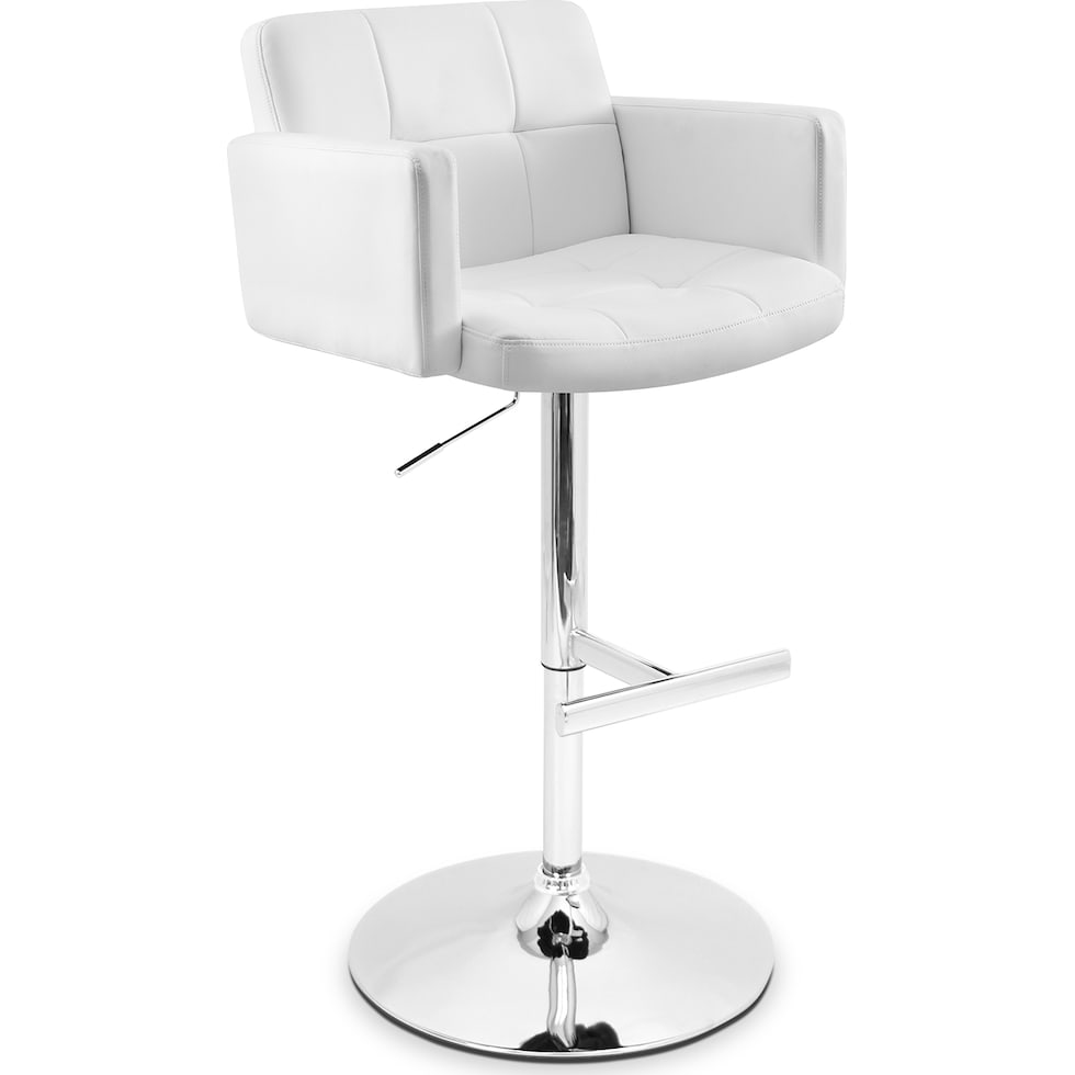 porter white bar stool   