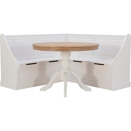 Porter Dining Table and Corner Bench