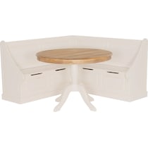 porter white corner nook   