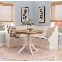 porter white corner nook   