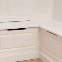 porter white corner nook   