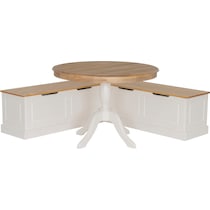porter white corner nook   