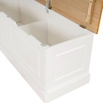 porter white corner nook   
