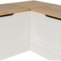 porter white corner nook   