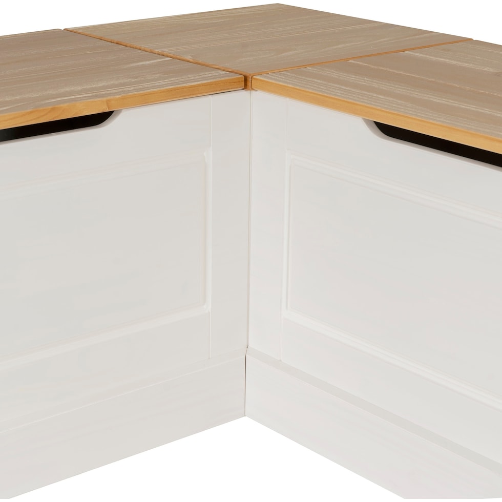 porter white corner nook   