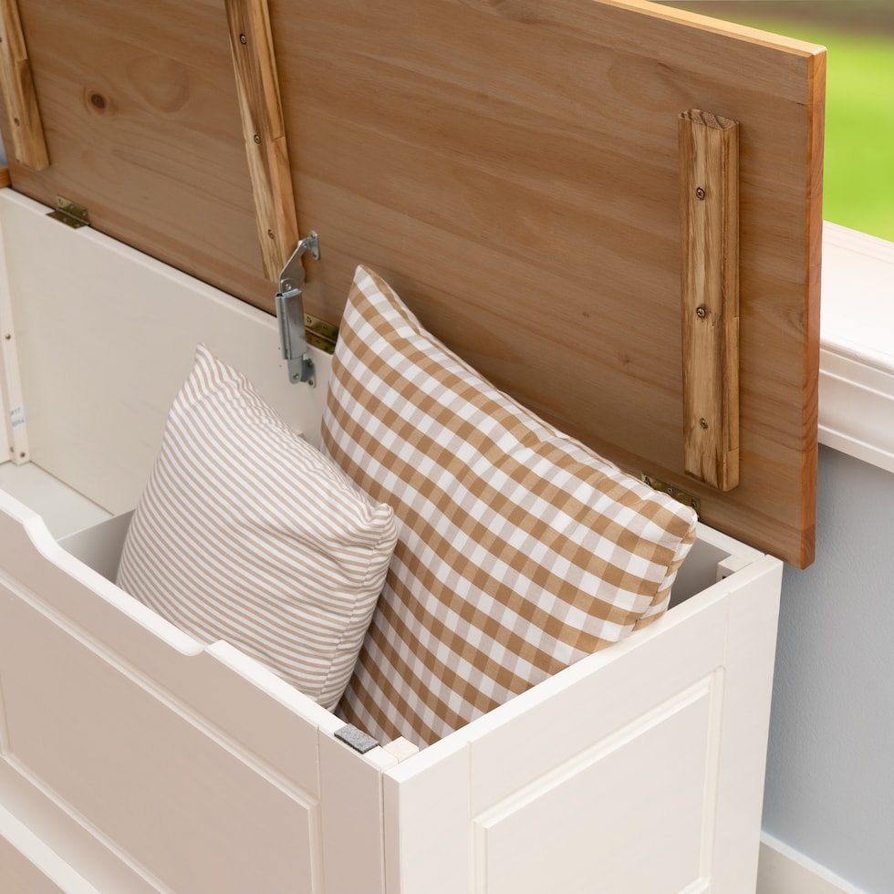 porter white corner nook   