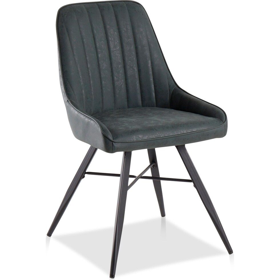 portia green dining chair   