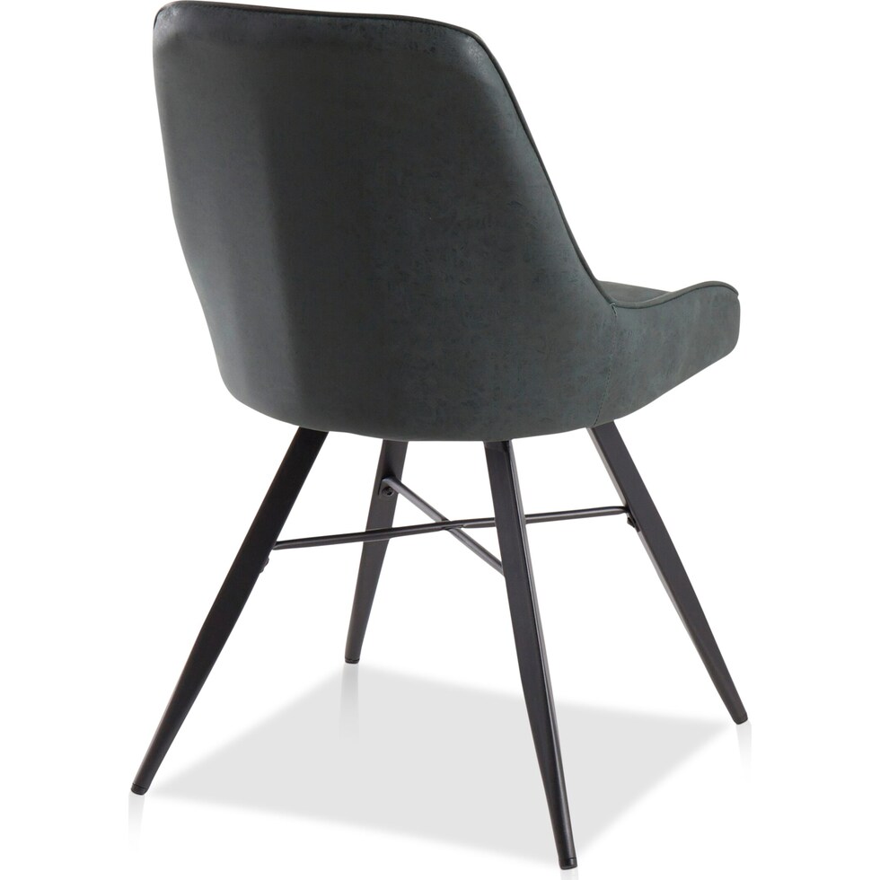 portia green dining chair   