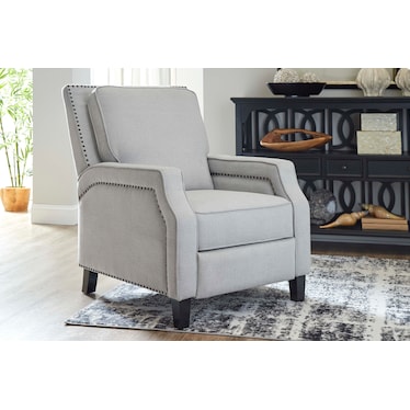 Portico Pushback Recliner - Marble