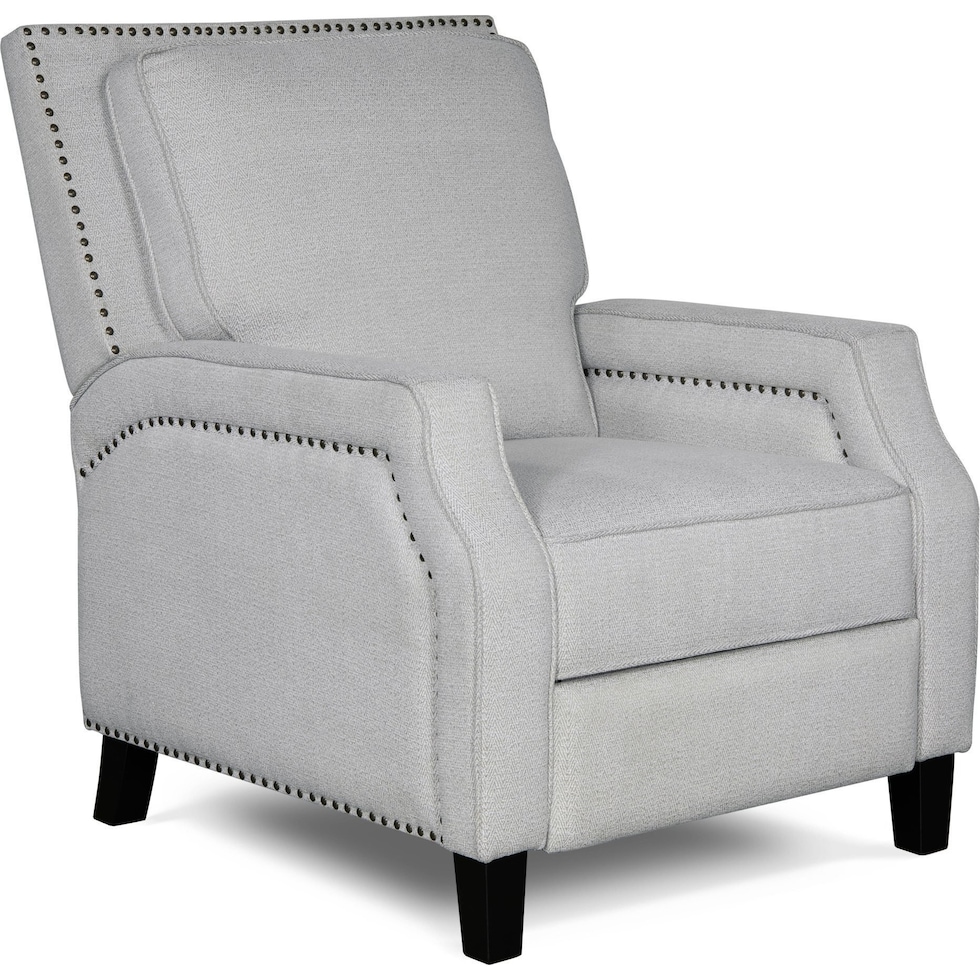 portico gray recliner   