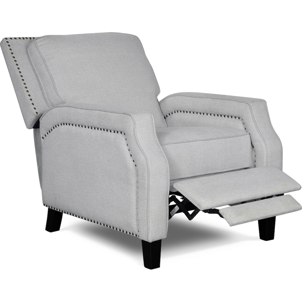 portico gray recliner   