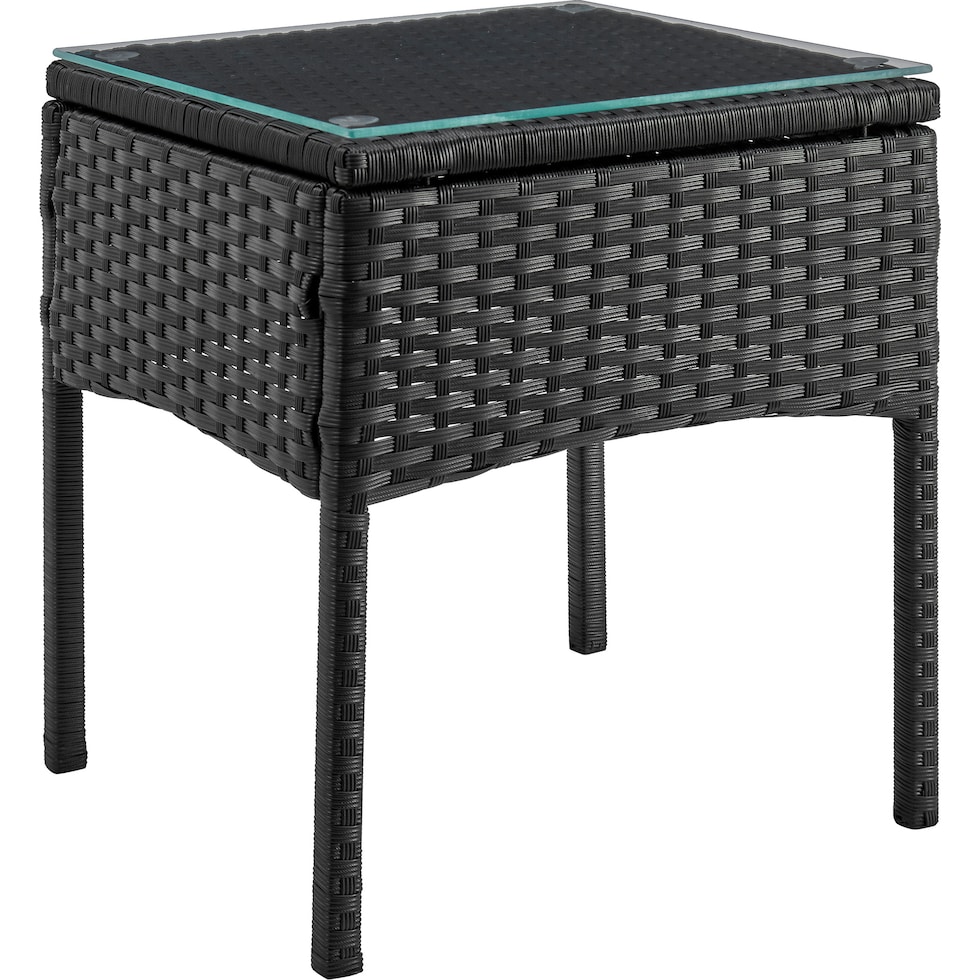 portland black cream outdoor chair set   