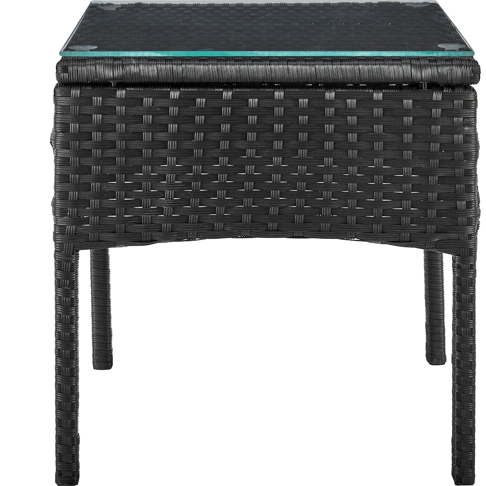 portland black cream outdoor chair set   