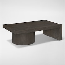 portland gray coffee table   