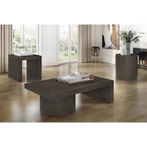 portland gray coffee table   