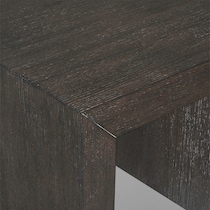 portland gray end table   