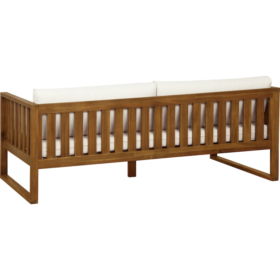 portree beige brown outdoor daybed   