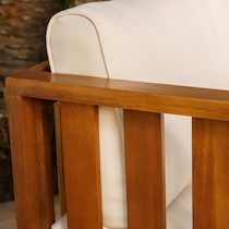portree beige brown outdoor daybed   