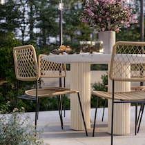 portsmouth neutral dining table   