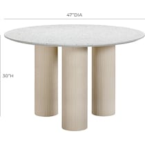 portsmouth neutral dining table   