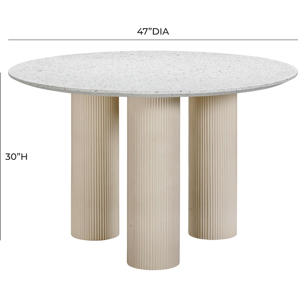 portsmouth neutral dining table   