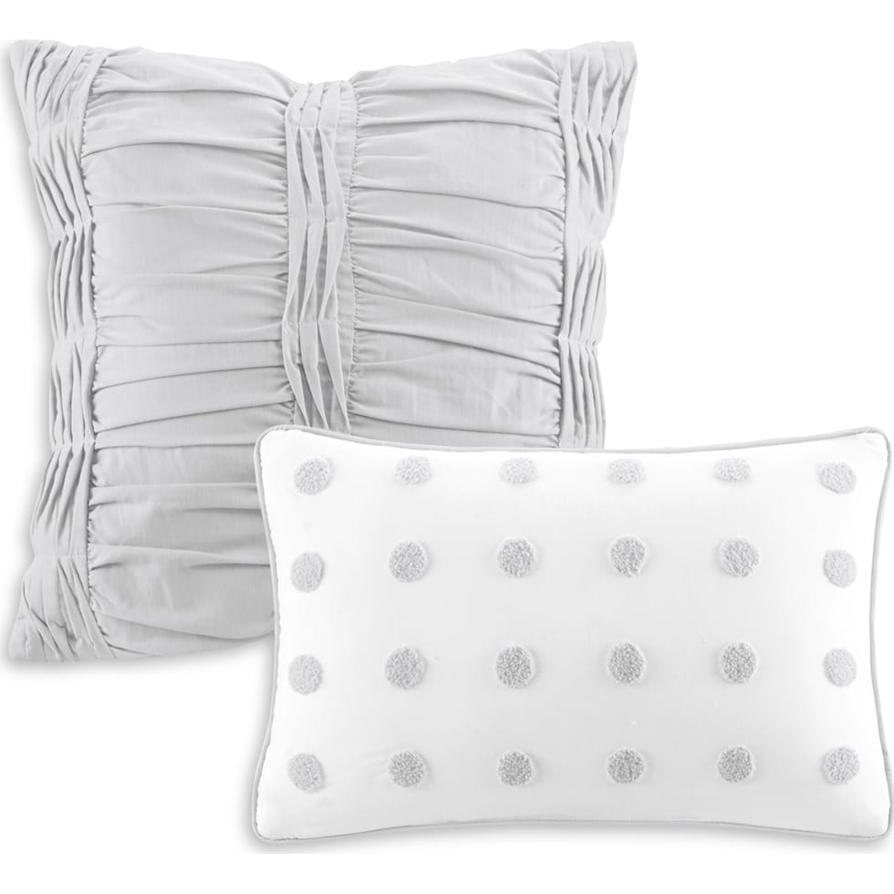 posey gray twin bedding set   