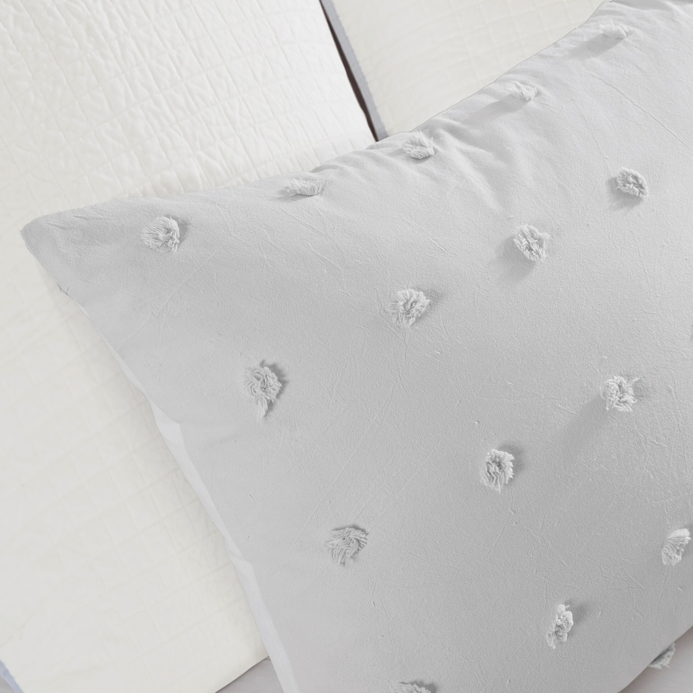 posey gray twin bedding set   