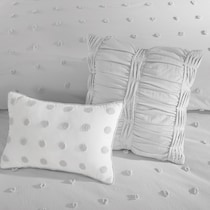 posey gray twin bedding set   