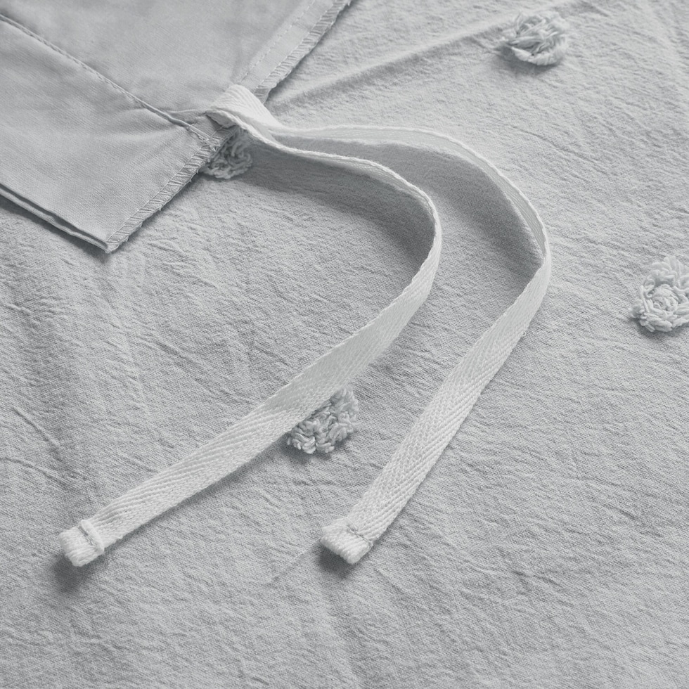 posey gray twin bedding set   